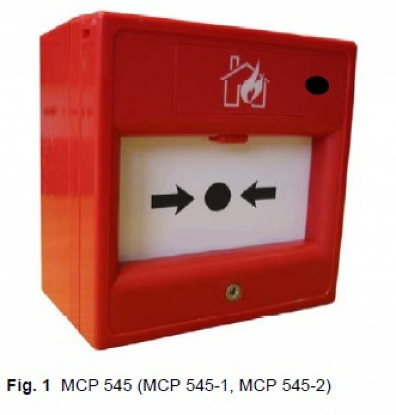 Acionador Manual de incendio mcp 545
